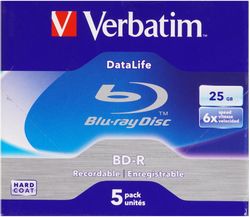 Оптический диск BD-R Verbatim 25ГБ