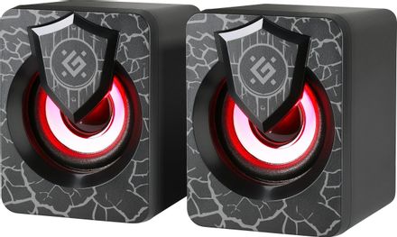 Колонки Defender Onyx,  2.0,  черный [65038]