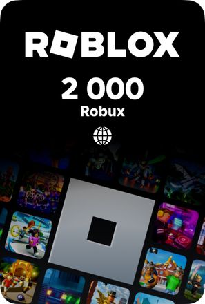 Пополнение игровой валюты ROBLOX 2000 Robux, регион: Весь мир