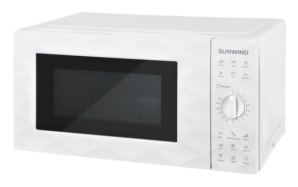 Микроволновая печь SunWind SUN-MW001, 600Вт, 20л, белый