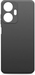 Чехол (клип-кейс) BORASCO Microfiber Case, для Realme C55, черный