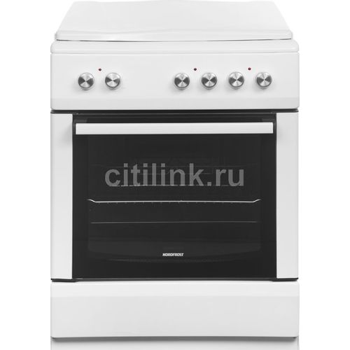 Электрическая плита NORDFROST EE 6061 W, эмаль, инфракрасная, металлическая крышка, белый