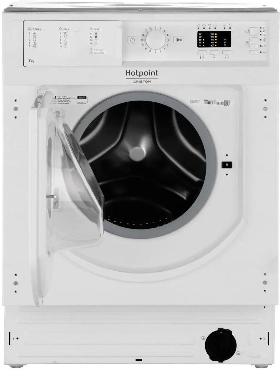 Характеристики Встраиваемая стиральная машина Hotpoint-Ariston BI WMHL  71283 EU (1498156) смотреть в СИТИЛИНК