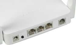 Wi-Fi роутер MERCUSYS MW300D, Wi-Fi 4, N300, 3 LAN, ADSL2+ (Annex A), белый