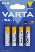 Изображение товара Батарейки AAA VARTA Energy LR03 BL4 Alkaline, 4 шт. Германия
