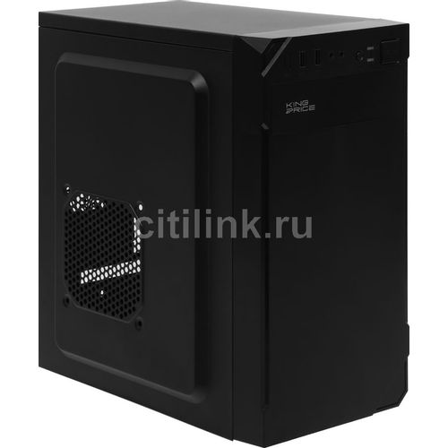 Корпус mATX KINGPRICE KPCC-MN209, Mini-Tower, без БП, черный