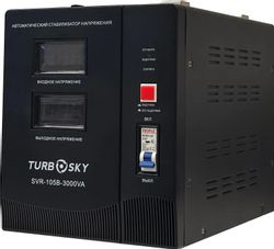 Стабилизатор напряжения TURBOSKY AVR-3000VA, черный