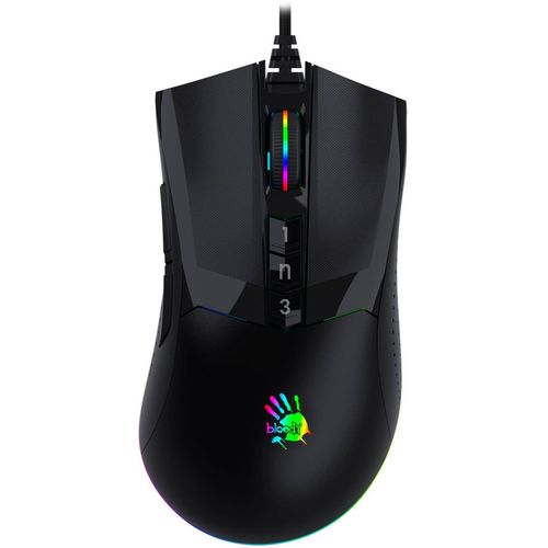 Мышь проводная A4TECH Bloody W90 Pro, игровая, оптическая, USB, 16000dpi, черный