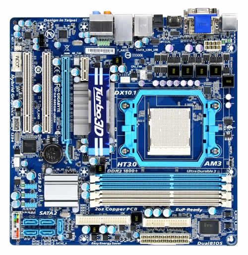 Материнская Плата GIGABYTE GA-880GM-UD2H, SocketAM3, AMD 880G.