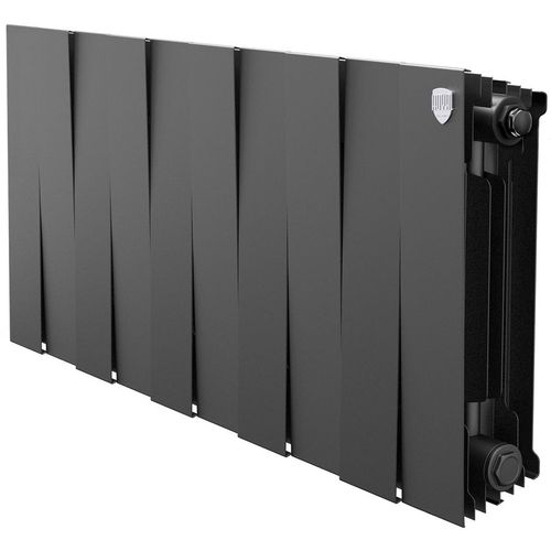 Радиатор биметаллический ROYAL THERMO PianoForte 300, 10 секций, боковое подключение, черный