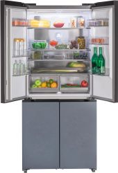 Холодильник трехкамерный HIBERG RFQ-600DX NFGС inverter Full No Frost, Side by Side, инверторный