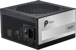 Изображение товара Блок питания MSI Pro A850PL 850Вт 80 PLUS PLATINUM с активным PFC Изображение товара Блок питания MSI Pro A850PL 850Вт 80 PLUS PLATINUM с активным PFC