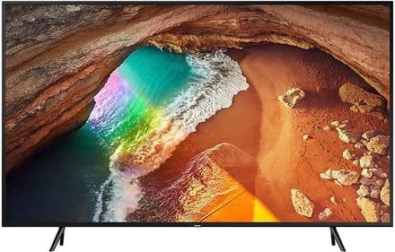 49" Телевизор Samsung QE49Q60RAUXRU, QLED, 4K Ultra HD, титан, СМАРТ ТВ, Tizen OS