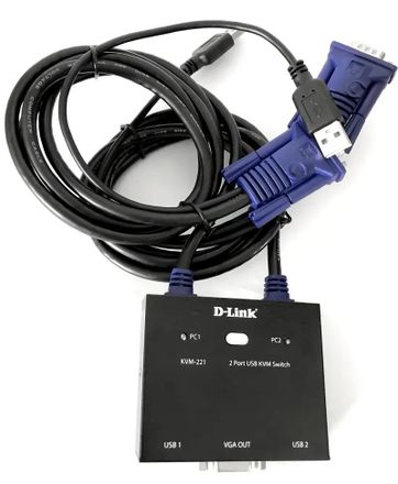 Переключатель D-Link KVM-221 (KVM-221/C1A)