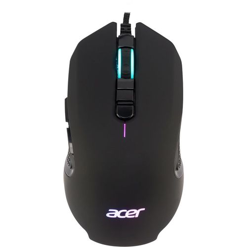 Мышь проводная Acer OMW160, игровая, оптическая, USB, 6400dpi, черный [zl.mceee.00q]