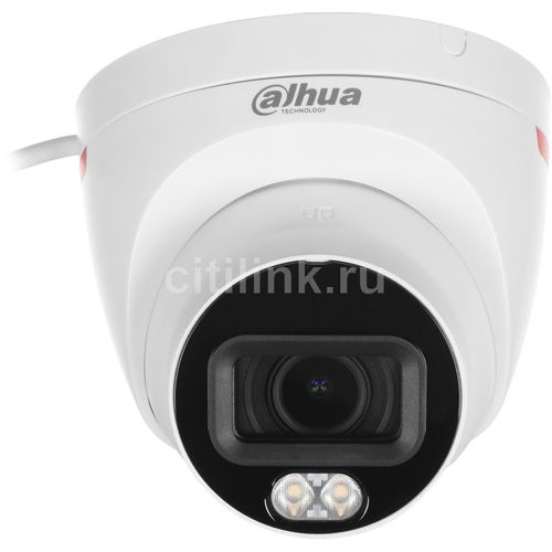 Камера видеонаблюдения IP Dahua DH-IPC-HDW2449TP-S-LED-0280B-PRO, 2688х1520 pix, 2.8 мм, белый [dh-ipc-hdw2449tp-s-led-pro]