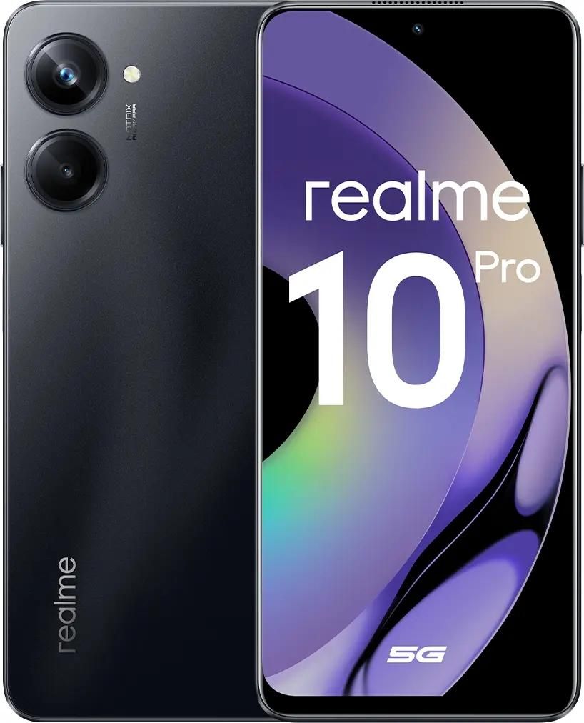 Характеристики Смартфон REALME 10 Pro 5G 8/256Gb, RMX3661, черный (1895068)  смотреть в СИТИЛИНК