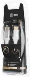 Кабель аудио-видео Cactus CS-HDMI.2.1-1, HDMI (m) - HDMI (m), ver 2.1, 1м