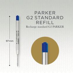Стержень шариковый Parker Z08 средний (M) 1мм цвет чернил: синий, блистер
