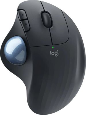 Трекбол Logitech Ergo M575, оптическая, беспроводная, USB, графитовый [910-005875]