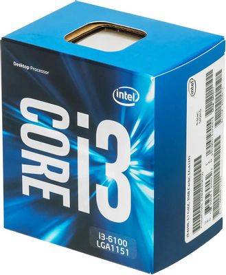 Процессор Intel Core i3 6100, LGA 1151,  BOX