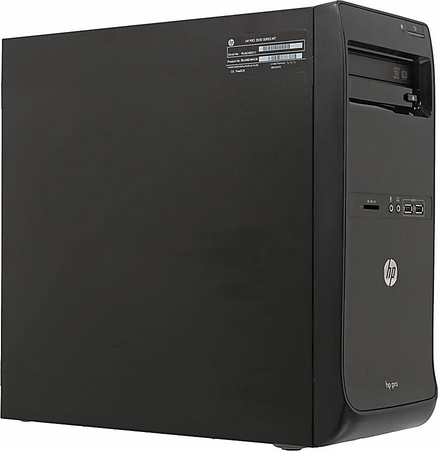 Компьютер HP Pro 3500 MT, Intel Core i3 3220, DDR3 4ГБ, 500ГБ, Intel HD  Graphics 2500, DVD-RW, CR, Free DOS, черный [c5y13ea] – купить в Ситилинк |  724119