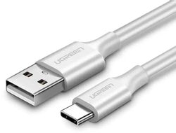 Кабель UGREEN US287, USB Type-C (m) - USB (m), 1.5м, белый