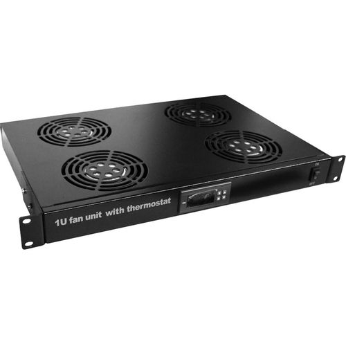 Блок вентиляторов LanMaster TWT-CBB-FANB4-RACK-T, модулей: 4, черный, (упак.:1шт)