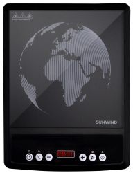 Настольная плита индукционная SunWind SCI-0501, стеклокерамика, черный