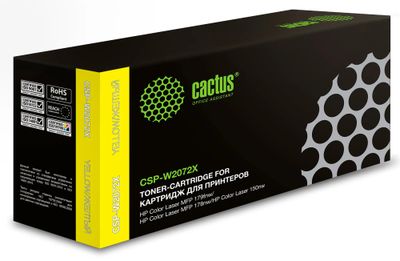 Картридж Cactus CSP-W2072X, 117X, желтый / CSP-W2072X