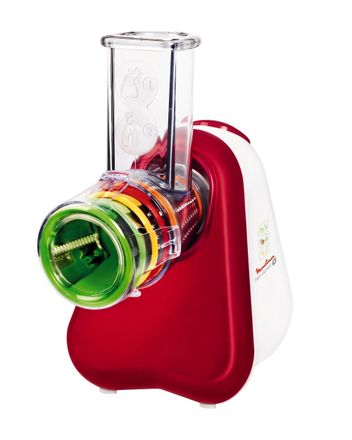 Измельчитель электрический Moulinex DJ755G32, 200Вт, белый/красный [1500859369]