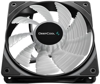 Вентилятор DeepCool RF120 FS 120мм, 4-pin, 1500об/мин, 18 - 27 дБ, RGB ...