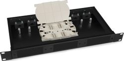 Кросс Cabeus FO-19-3FP (FO-19-3FP-BK) 1U 24xSC/LC дупл.