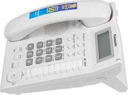Проводной телефон Panasonic KX-TS2388RUW, белый