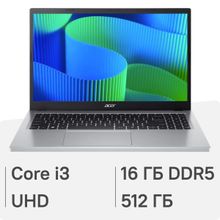 Изображение товара Ноутбук Acer Extensa 15 EX215-34-32RU 15.6 IPS i3 16GB 512GB SSD без ОС