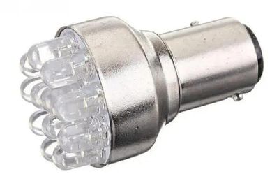 Лампа автомобильная светодиодная МАЯК 12T25\5-W\12LED, P21/5W, 12В ...