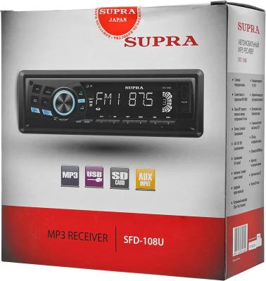 Обзор Товара Автомагнитола Supra SFD-108U (647933) В Интернет.