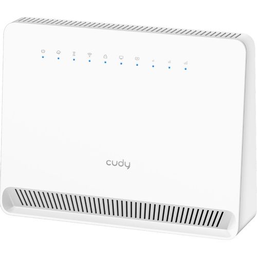 Роутер CUDY LT500E, Wi-Fi 5, AC1200, 2.4/5ГГц, 4 LAN, 1 WAN/LAN, 3G/4G/5G, белый