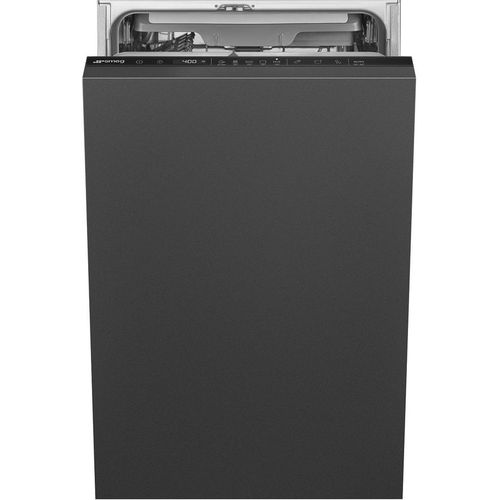 Встраиваемая посудомоечная машина SMEG ST4533CIN, узкая, ширина 44.6см, полновстраиваемая, загрузка 10 комплектов, нержавеющая сталь
