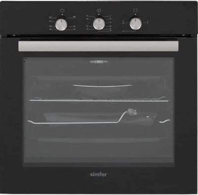 Духовой шкаф Simfer B6GB12016, черный/серебристый – купить в Ситилинк ...