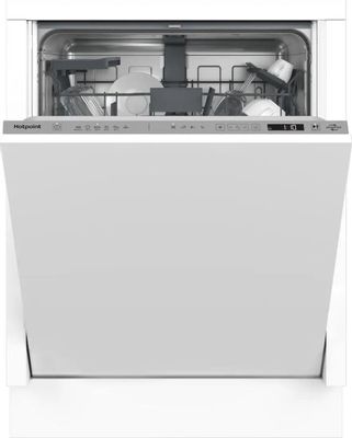 Встраиваемая посудомоечная машина HOTPOINT HI 4D66 DW,  полноразмерная, ширина 59.8см, полновстраиваемая, загрузка 14 комплектов
