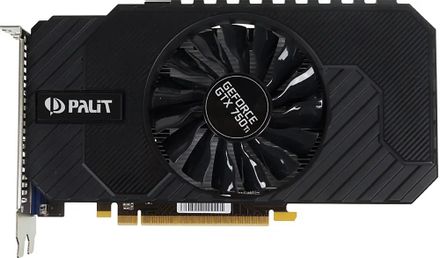 Palit NVIDIA  GeForce GTX 750Ti PA-GTX750Ti StormX OC 2G 2ГБ GDDR5, OC,  Ret [ne5x75tshd41-1076f]