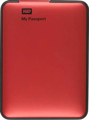 Внешний диск HDD  WD My Passport Essential WDBZZZ5000ARD-EEUE, 500ГБ, красный