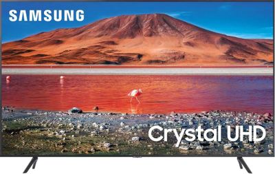 50" Телевизор Samsung UE50TU7090UXRU, Crystal UHD, 4K Ultra HD, титан, СМАРТ ТВ, Tizen OS