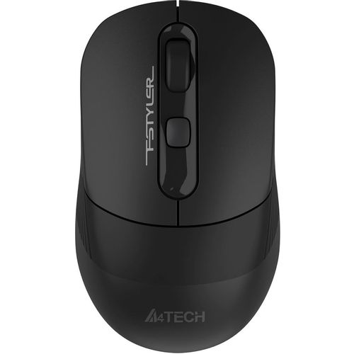 Мышь беспроводная A4TECH Fstyler FB10CS, Bluetooth/Радио, оптическая, USB, 2000dpi, черный [fb10cs usb stone black]