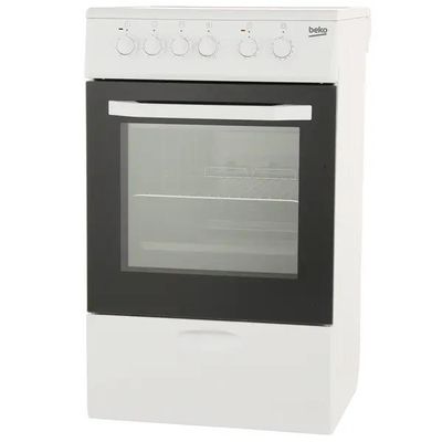 Электрическая плита Beko CSS 48100 GW, стеклокерамика, белый – купить в ...
