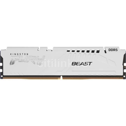Оперативная память Kingston Fury Beast KF564C32BWE-32 DDR5 - 1x 32ГБ 6400МГц, DIMM, White, Ret
