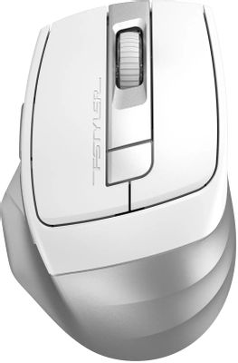 Мышь A4TECH Fstyler FB35CS, оптическая, беспроводная, USB, белый и серый [fb35cs usb icy white]