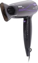 Фен BBK BHD1608i, 1600Вт, черный и фиолетовый – купить в Ситилинк | 1131497