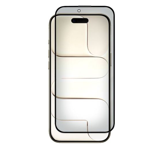 Защитное стекло для экрана ZIBELINO для Apple iPhone 17 Air антиблик, 3D, 1 шт, черный [ztg-3d-pr-apl-17-air-blk]